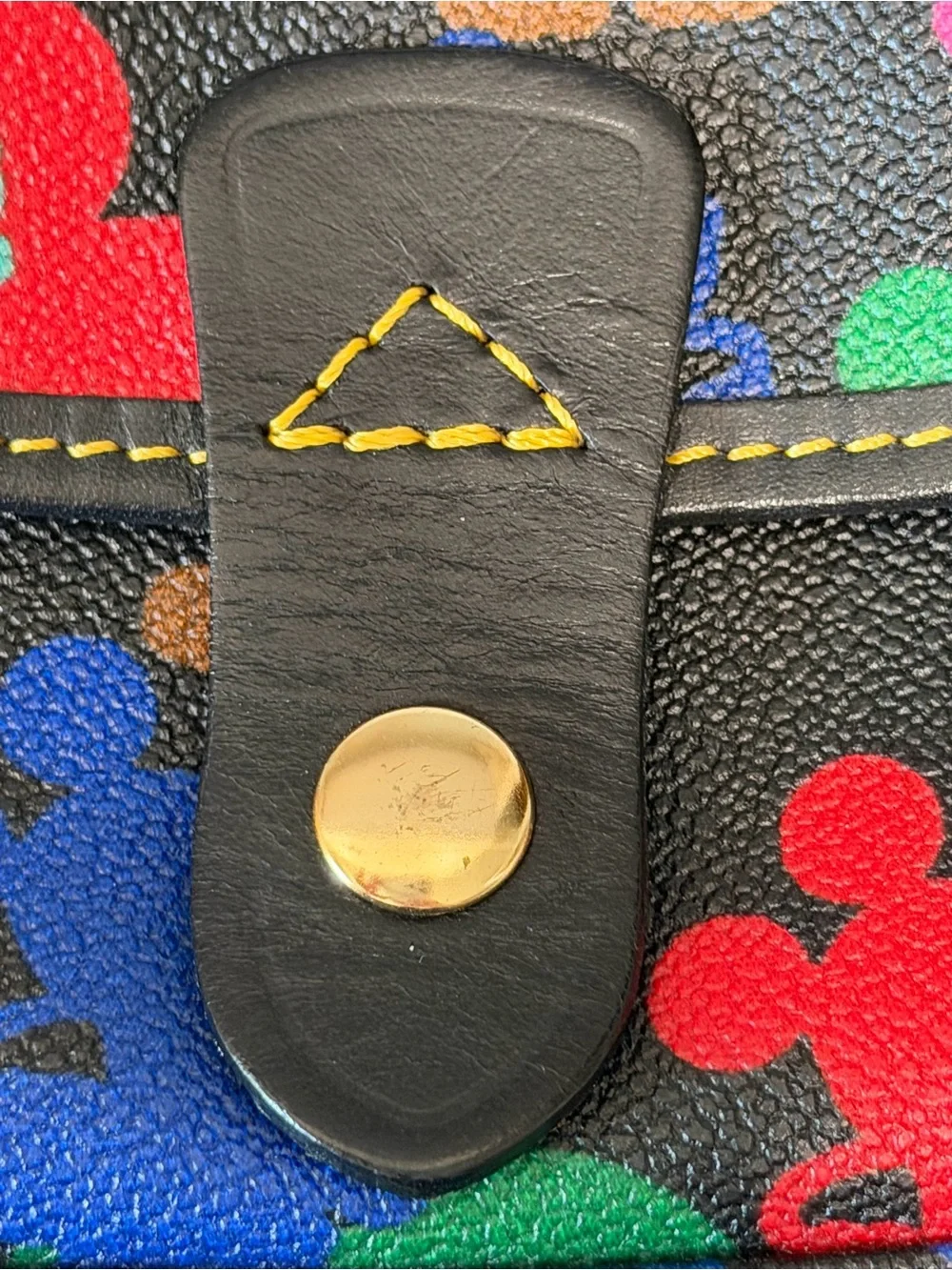 Vintage Dooney & Bourke Disney Mickey Mouse Wristlet